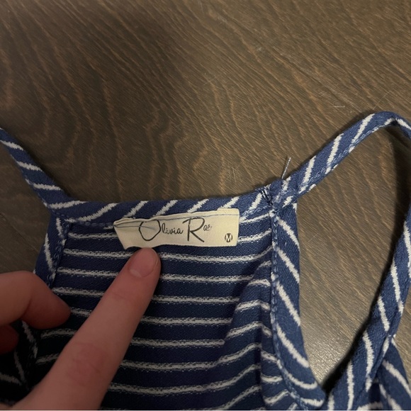 Blue and white dress size: M - Picture 3 of 3